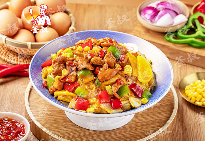 泡椒牛肉滑蛋饭